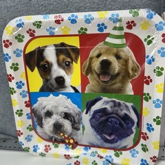 DOG Party Supplies Birthday Decorations Set Kit Invitations Plates Centerpiece