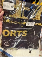 BANNER ‘1947’ – In Blk & Gold Unisex PARTY DECOR, FUN FACTS, 75th BIRTHDAY/ANNIV
