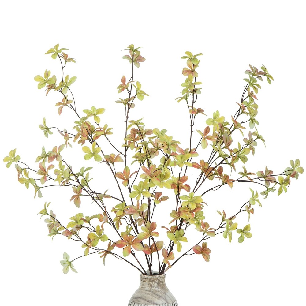 DuHouse 4Pcs Fall Greenery Stems 32″ Artificial Leaves