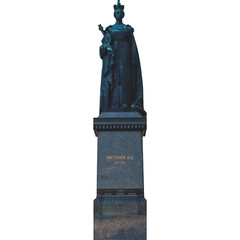 H11001 Queen Victoria Statue British Columbia Parliament Cardboard Cutout Stande