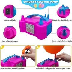 Balloon Arch Kit with Balloon Pump Electric, 8.2FT & 5FT Free Bending Balloon…