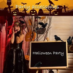 Halloween Decoration Scary Fake Crow Garden Home Party Accessory