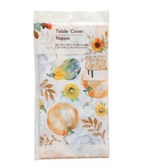 Thanksgiving Dinner Party Supplies 12 Guests Paper Plates Napkins Tablecover