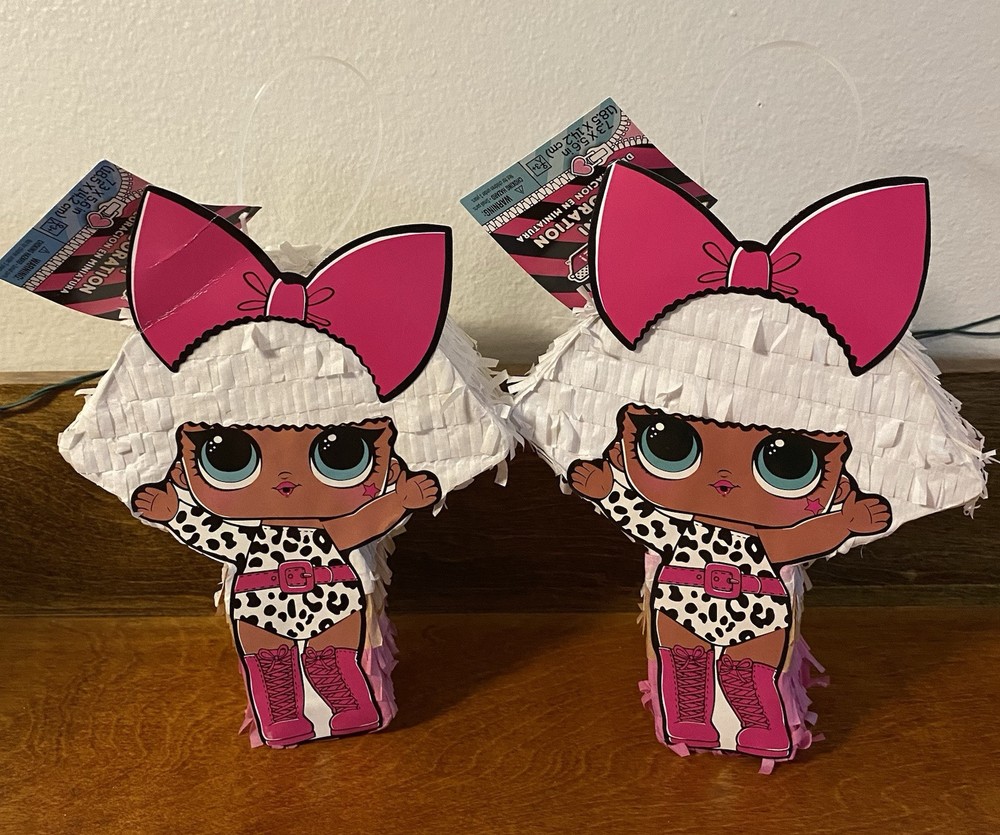 Lol Surprise Doll Mini Piñatas x2. New!