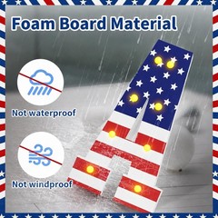 Independence Day Centerpieces, USA Marquee Letters