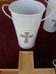 First Communion 7 Containers 3 Crosses Decorations DIY Religious Party