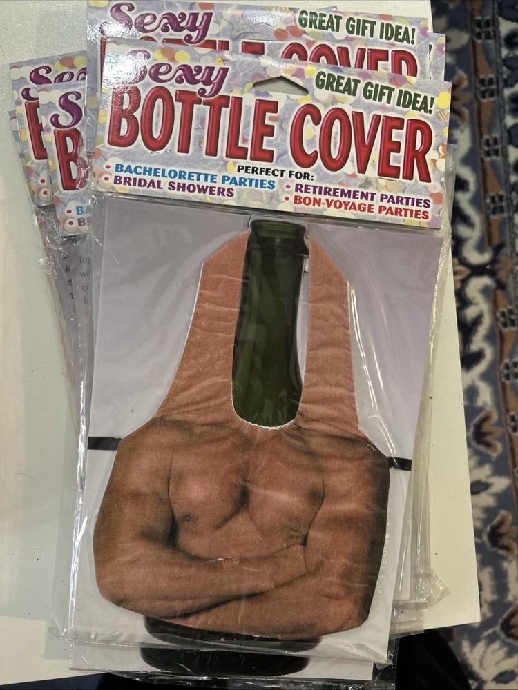 Sexy Bottle Covers ,bachelorette Party,bridal Shower,retirement Party,sexy Guy