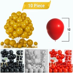 Holi Decorations 2025 Foil Balloons Banner Set