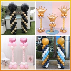IDAODAN 2 Set Balloon Column Kit and Balloon Pump , Balloon Column Stand with…