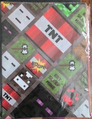 Minecraft Party Supplies Lot/Bundle Table Covers, Backdrop, Balloons, Wrapping