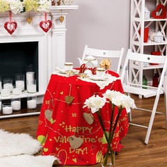 Elegant Disposable Heart Love Plates & Napkins Set for Valentine’s Celebrations