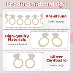 Wedding Banner Bachelorette Party Decorations Engagement Sign Bridal Shower F…
