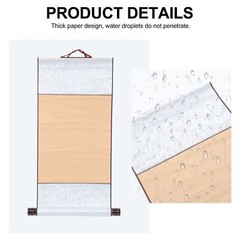 Rice Paper Scroll Kids Paint Paper White Banner Blank Canvas Banner White Dra…