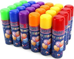 6 Pack Party Streamer Spray String in a Can – 3 oz Each – Fun Party Favors & …