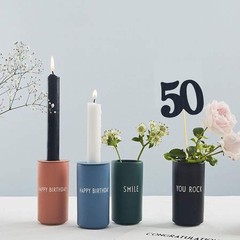 12 PCS 50th Birthday Centerpiece Sticks Glitter Black Number 50 Table Decor