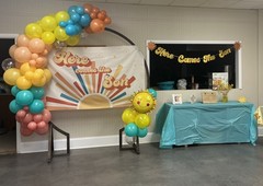Boy Baby Shower Decorations Set, Table Decorations And Banner