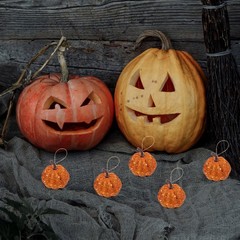 10 Pcs Pumpkin Ornament Artificial Pumpkins Halloween Decoration Props