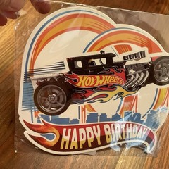 Hot Wheels Party Decoration’s Cupcake Toppers, Banner Ballon’s & Table Decors.
