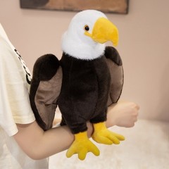Bald Eagle Stuffed Animal Plush Toy Soft American Eagle Plush for Kid Home Decor
