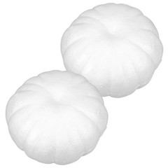2 Pcs Small Pumpkin Decorations Artificial Pumpkins for Decorating Craft Foam