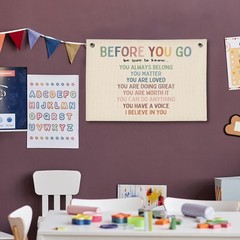 Positive Affirmations Inspirational Wall Art Decor, Therapist Nurse Office Si…