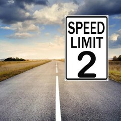 Speed Limit 2 Sign Two Fast Birthday Decor 2 Fast Birthday Decorations Funny …
