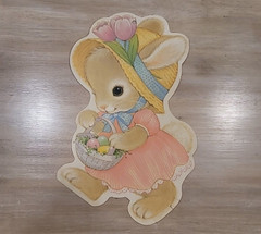 Vintage Lot of 8 Paper Easter Decorations Eureka Hallmark Beistle