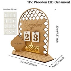Ramadan Calendar Countdown Decorations for Home Eid Mubarak