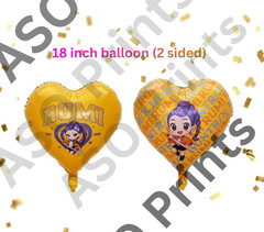 kpop demon hunters RUMI foil balloon x1 18 inch, Helium or air filled
