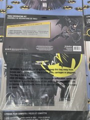 LOT OF 7 NEW DC Comics – Batman Table Decorating Kit – 3 Pieces Plus Confetti
