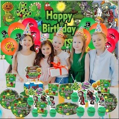 Plants vs Zombies Happy Birthday Kit, 40 pcs, New – Free Shipping!