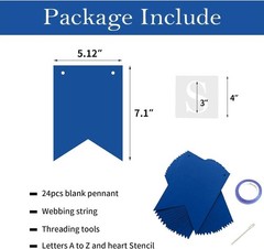 Unique Custom Blue Party Banner Kit – Perfect for Anniversaries & Birthdays