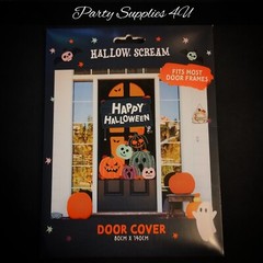 Halloween Door Cover/Decoration/Various Designs/Spooky/Blood/Skeleton/Pumpkins