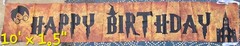 HUGE 320 Piece HARRY POTTER Party Supplies 12 Backdrops,Decor, Favors, Birthday