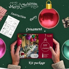 XXL 30in Christmas Ornaments 6 Count 76cm x 50cm Foil Balloon Christmas Baubl…