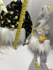 Summer Sunflower Gnome Plush Doll Spring Gnomes Bees Day Easter Party Lot Of 3