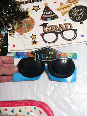 Graduation Party Supplies. Decorations, stickers, clings, plates, napkins, glass