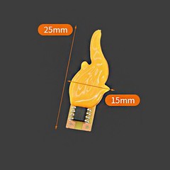 3Pack 3V LED Candle Shape Low Voltage Filament For Halloween Christmas Day Deco.