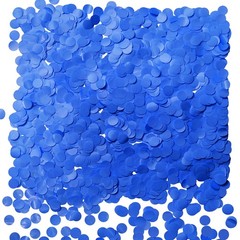 Blue Metallic Foil Round Table Confetti Circle Dots Mylar Scatter Decor 60g