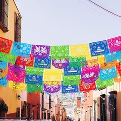 18 FT Cinco De Mayo Party Decorations, Fiesta Banner with 9 Plastic Papel Picado