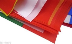 Eurovision Song Contest 28 x 9″ x 6″ Fabric Flags Party Bunting Speedy Delivery