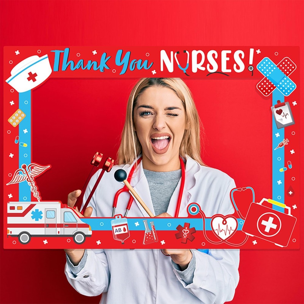 Nurses Photo Props Frame Nurse Graduation Photo Booth Props Thank You Nurse W…