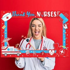 Nurses Photo Props Frame Nurse Graduation Photo Booth Props Thank You Nurse W…