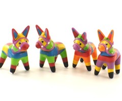 Miniature DONKEY PINATAS Cinco de Mayo Fiesta Party Favor Plastic