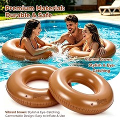 4PCS Tropical Floats for Adults Rings Party Theme Pool Float Large Swim Ring …