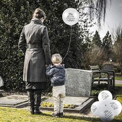 60 Pieces White Memorial Balloons Funeral Helium Remembrance Balloons Memorial