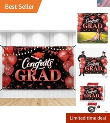 XtraLarge Congrats Grad Banner – 72×44 Inch, Congratulations Banner | Grad Cl…
