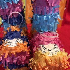 Mexican Party Decorations- 2 Mini Piñatas, 2 Maracas And 1 Banner