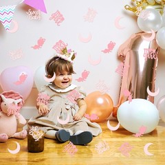 100 Pieces Baby Shower Confetti – It’s a Girl Sweet Baby Confetti Decorations…