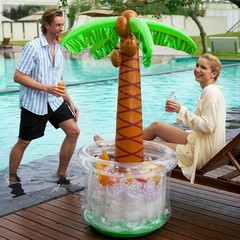 60in Inflatable Palm Tree Cooler Luau Hawaiian Beach Party Drink Cooler